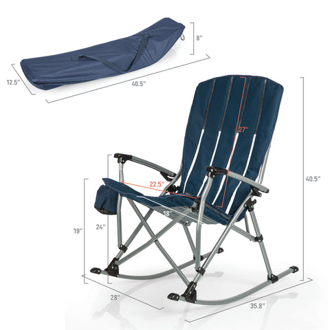 Image of Picnic Time Outdoor Rocking Camp Chair