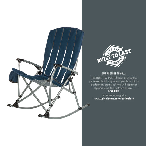 Image of Picnic Time Outdoor Rocking Camp Chair
