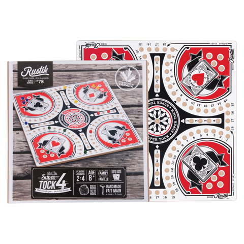 Image of RUSTIK Tock Game 4 Players 15 inch