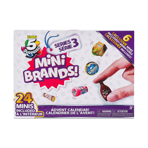 Image of ZURU 5 Surprise Mini-Brands Series 3 Advent Calendar