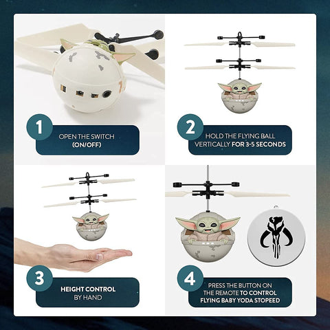 Image of Star Wars: The Mandalorian The Child Sculpted Head - UFO Helicopter ( Baby Yoda) buy at www.outdoorfungears.com