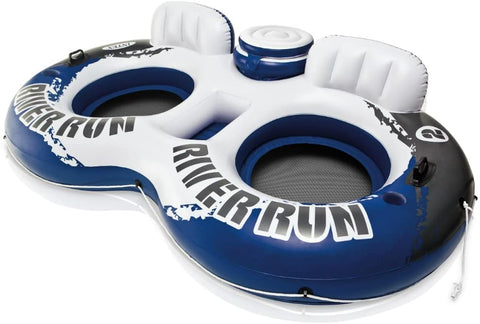 Image of Intex Recreation River Run II Sport Lounge Inflatable Water Float, 95.5" x 52"