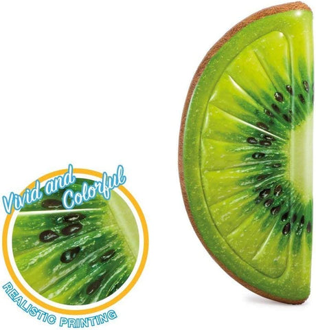 Image of Intex Kiwi Slice Inflatable Mat with Realistic Printing, 70" X 33.5"