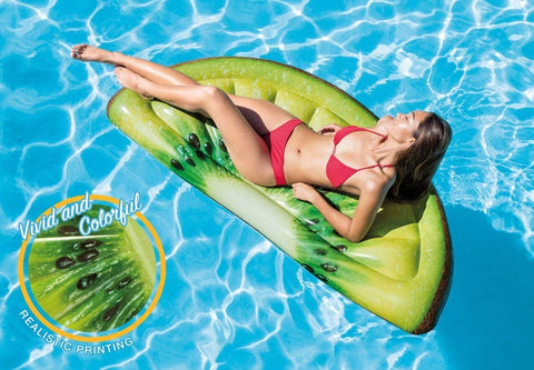 Image of Intex Kiwi Slice Inflatable Mat with Realistic Printing, 70" X 33.5"