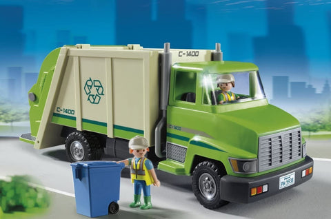Image of Playmobil 5679 Green Recycling Truck buy at www.outdoorfungears.com