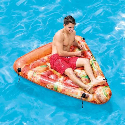 Image of Intex Pizza Slice Inflatable Mat with Realistic Printing 69" X 57"