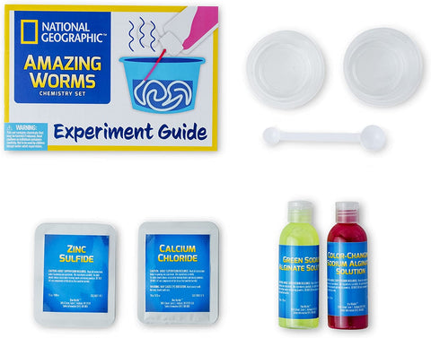 Image of National Geographic Amazing Worms Chemistry Kit