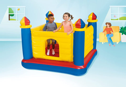 Image of Intex Jump-O-Lene Castle Inflatable Bouncer 69" X 69" X 53"
