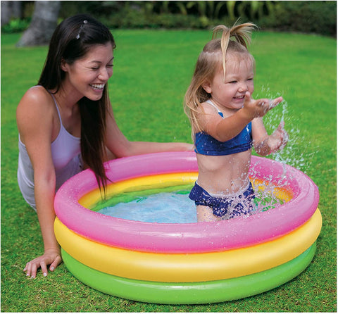 Image of Intex Sunset Glow Baby Pool (34 in x 10 in)