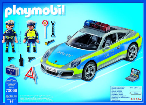 Image of Products Playmobil Porsche 911 Carrera 4S Police