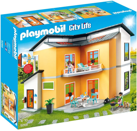 Image of Playmobil 9266 Modern House Building Set
