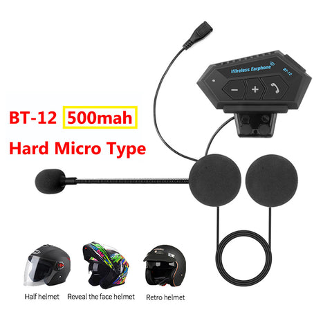 Image of Motorcycle Bluetooth Helmet Headset