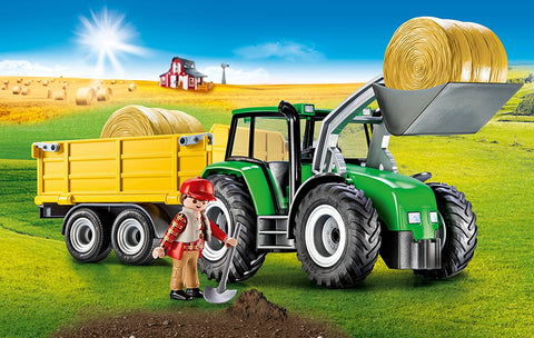 Image of Playmobil - 9317 Tractor with Trailer