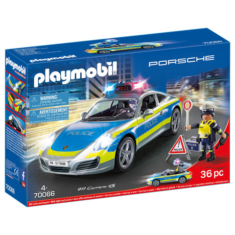 Image of Playmobil Porsche 911 Carrera 4S Police buy at www.outdoorfungears.com