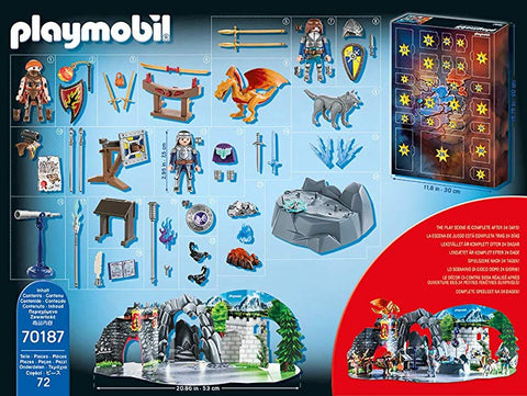 Image of Playmobil 70187 Advent Calendar - Battle for The Magic Stone