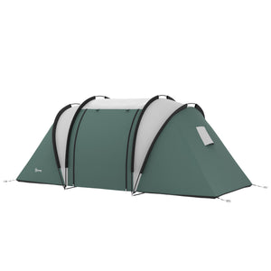 camping tent -  Camping Tent with 2 Bedrooms and Living Area, 3000mm Waterproof Family Tent, for Fishing Hiking Festival
