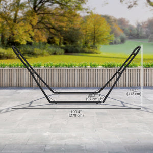 Hammock Stand with Adjustable Height Steel Frame for 0.8