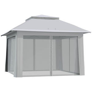 pop up canopy -  12' x 12' Foldable Pop-up Party Tent Instant Canopy Sun Shade Gazebo Shelter with Steel Frame, Light Gr
