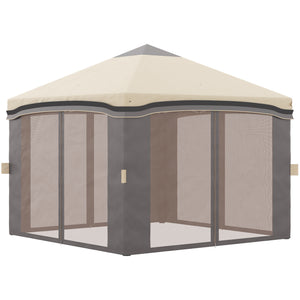 pop up canopy -  10' x 10' Pop Up Canopy with Netting, Foldable Tents for Parties, Height Adjustable, with Storage Bag