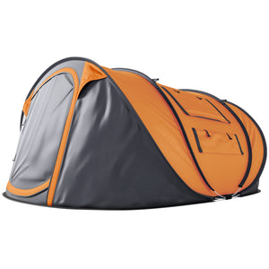 camping tent -  4 Person Camping Tent, Easy Pop Up Tent with Doors, Windows and Carry Bag, Automatic Setup Tent for Hiki