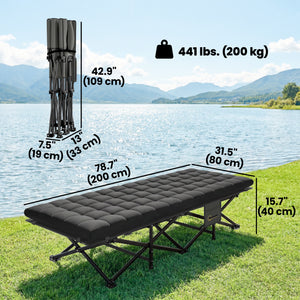Camping Cot with Soft Pad, 32
