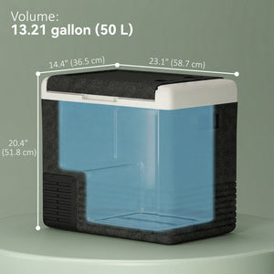 12 Volt Car Refrigerator, 53QT Car Fridge Electric Cooler, 12/24V DC and 100-240V AC, -68-68 ℉, Portable Refrigerator
