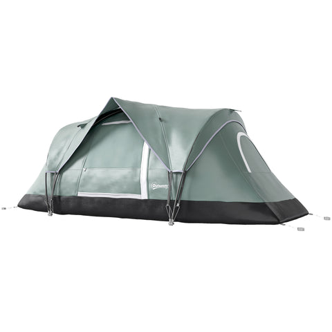 Image of camping tent -  5-6 Person Family Tent, Outdoor Camping Tent with Lighting Hook, Carrying Bag for Camping, Hiking and Tr