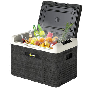electric cooler -  12 Volt Car Refrigerator, 32QT Car Fridge Electric Cooler, 12/24V DC and 100-240V AC, -68-68 ℉, Porta