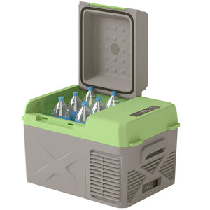electric cooler -  12 Volt Car Refrigerator, 12QT Car Fridge Electric Cooler, 12/24V DC and 110-240V AC, -4℉~68℉, Portab
