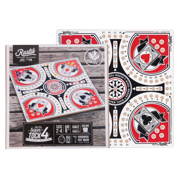 RUSTIK Tock Game 4 Players 15 inch