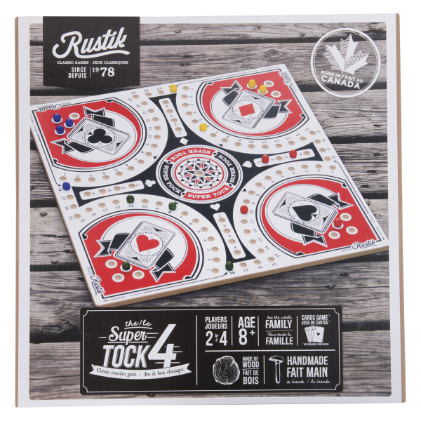RUSTIK Tock Game 4 Players 15 inch
