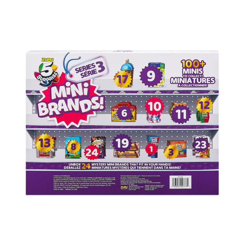 Image of ZURU 5 Surprise Mini-Brands Series 3 Advent Calendar