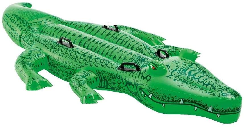 Intex Giant Gator Ride-On, 80" X 45", for Ages 3+
