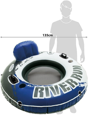 Intex River Run I Sport Lounge Inflatable Water Float 53"