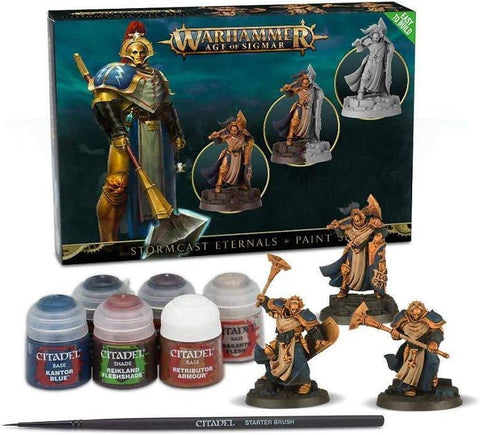 Warhammer Age of Sigmar Stormcast Eternals and Paint Set