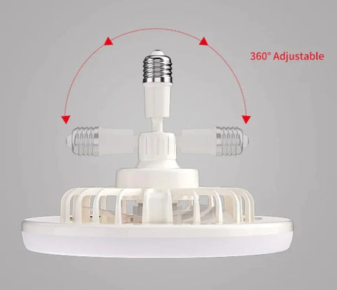 Image of Socket Fan Light with Remote Control