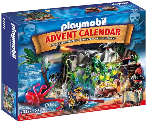 Image of Playmobil 70322 Advent Calendar - Pirate Cove Treasure Hunt