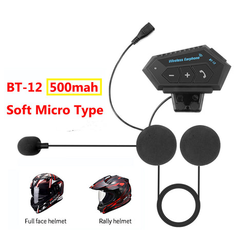 Image of Motorcycle Bluetooth Helmet Headset