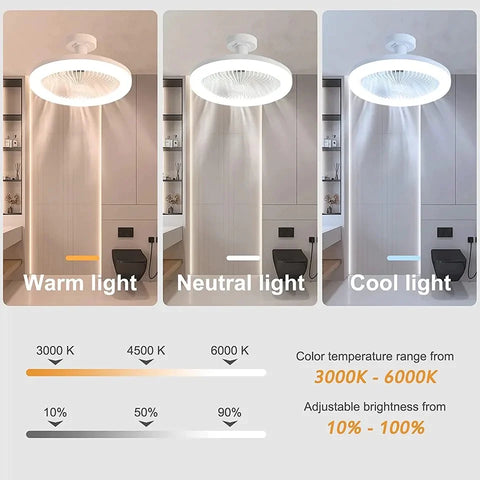 Image of Socket Fan Light with Remote Control