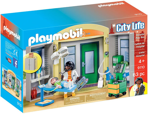 Image of Playmobil 9110 Hospital Play Box
