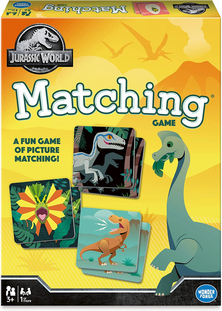 Wonder Forge - Jurassic World Matching Game Buy at www.outdoorfungears.com