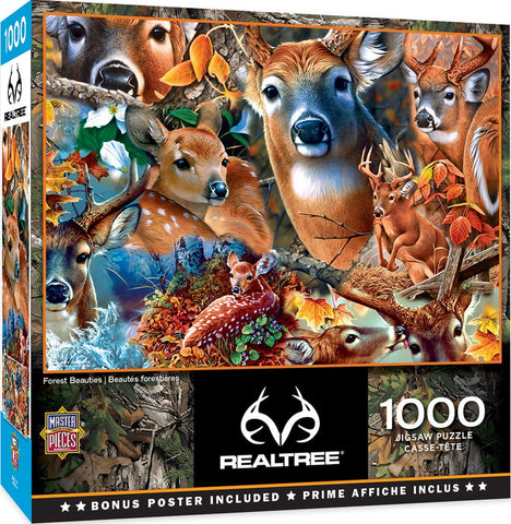 Image of MasterPieces Realtree - Forest Beauties 1000 Piece Jigsaw Puzzle