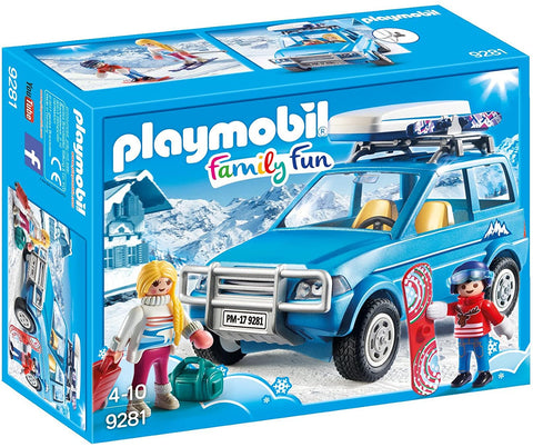 Image of Playmobil 9281 Winter SUV Building Set