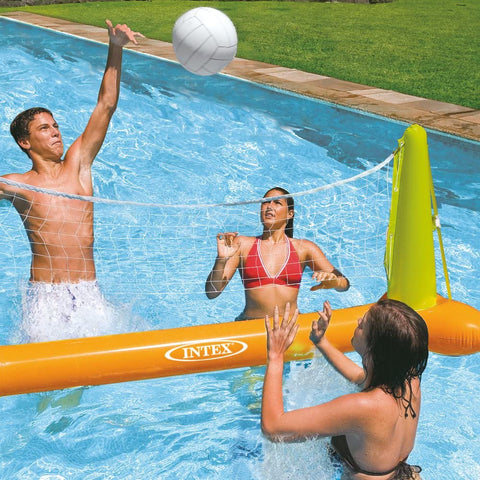 Image of Intex Pool Volleyball Game, 94" X 25" X 36", for Ages 6+