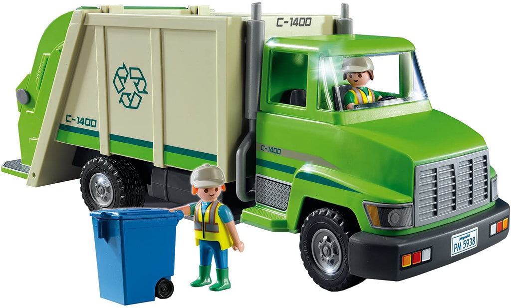 Playmobil 5679 Green Recycling Truck buy at www.outdoorfungears.com