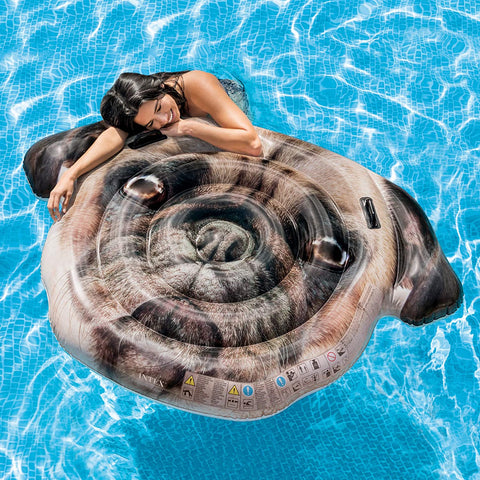Image of Intex Pug Face Inflatable Island