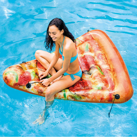 Image of Intex Pizza Slice Inflatable Mat with Realistic Printing 69" X 57"