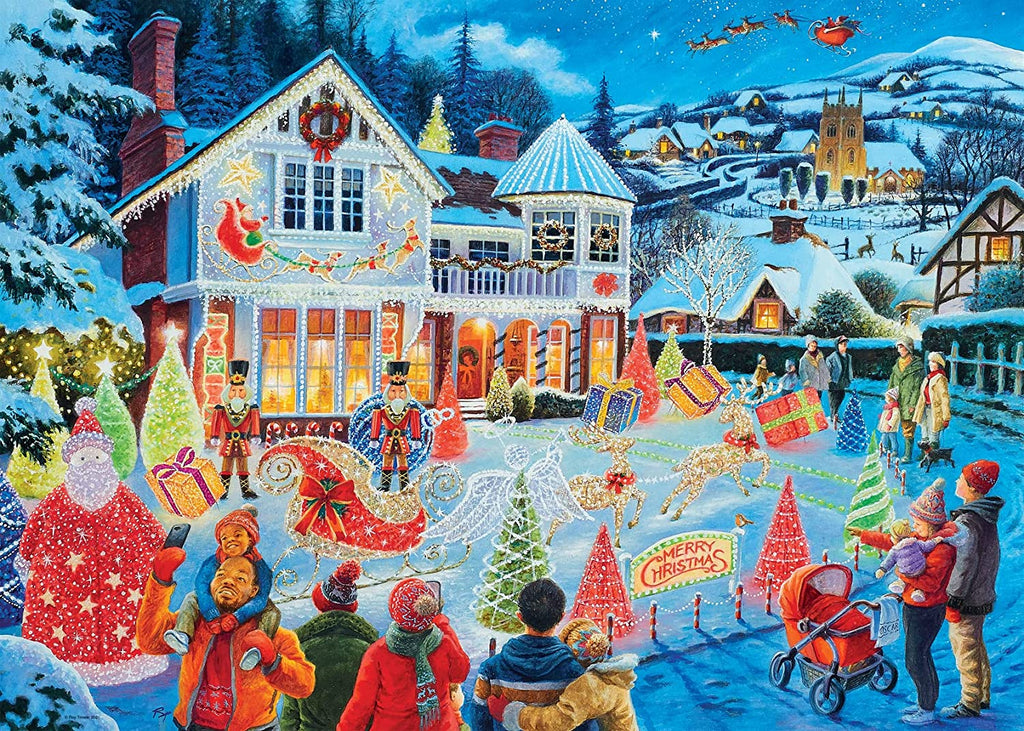 Ravensburger 1000 piece puzzle The Christmas House. Buy at Outdoor Fun Gears