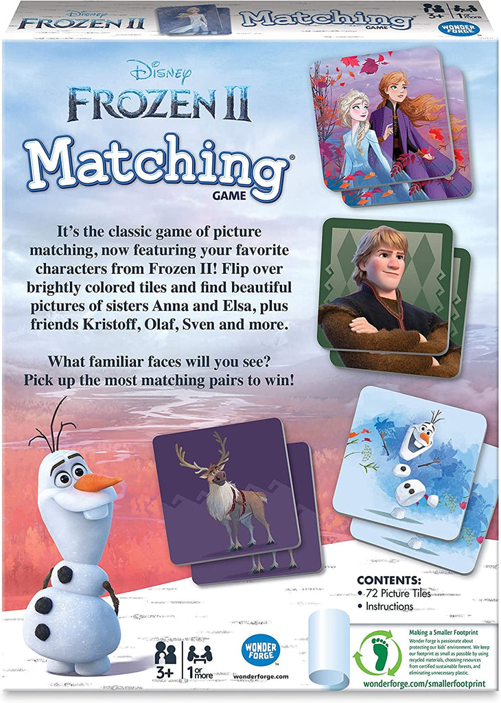 Wonder Forge - Disney Frozen 2 Matching Game Buy at www.outdoorfungears.com