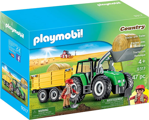 Image of Playmobil - 9317 Tractor with Trailer